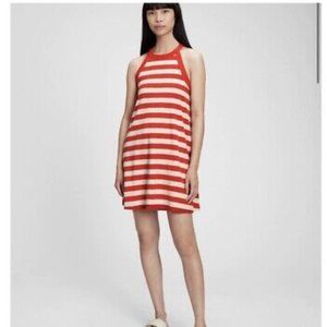 NWOT: GAP Terry Cloth Towel Red & White Stripe Dress